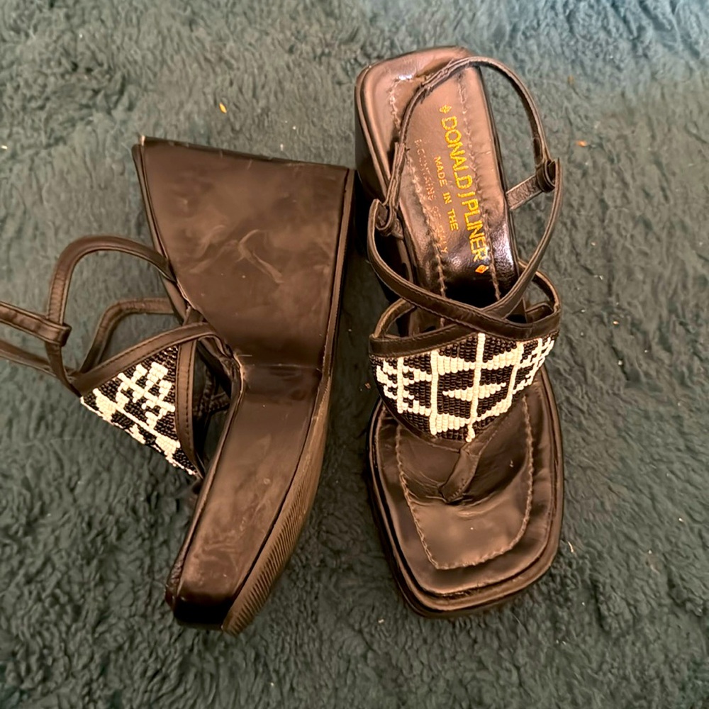 Donald Pliner wedge sandals
